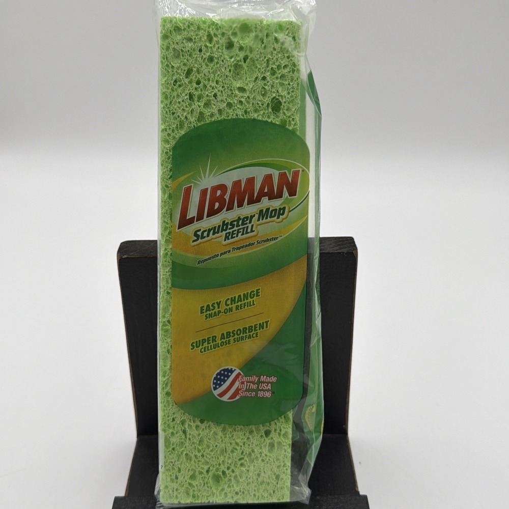 NEW Libman Scrubster Mop Refill Easy Change Snap On Refill #03105 FREE SHIPPING